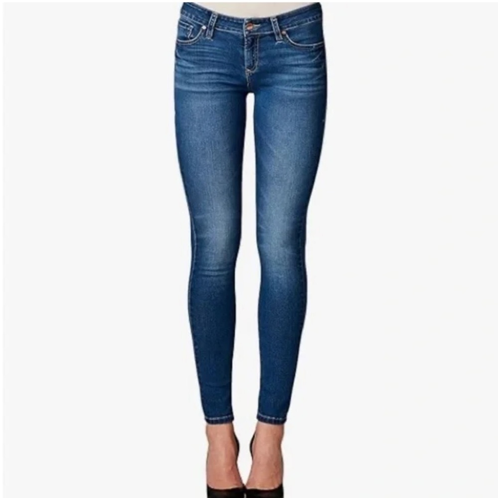 Dear John Blue Metro Jegging with Worn-In Look NWOT